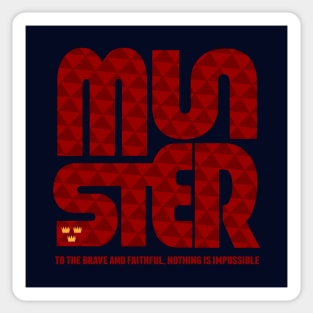 Munster rugby supporters gift Sticker